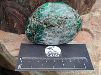 Polished Emerald Mica In Matrix Free Forms x 6 From Mutoko, Zimbabwe