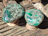 Polished Emerald Mica In Matrix Free Forms x 6 From Mutoko, Zimbabwe