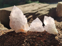 Natural Amethyst Spirit Quartz Clusters x 12 From Boekenhouthoek, South Africa