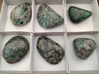 Polished Emerald Mica In Matrix Free Forms x 6 From Mutoko, Zimbabwe