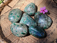 Polished Emerald Mica In Matrix Free Forms x 6 From Mutoko, Zimbabwe