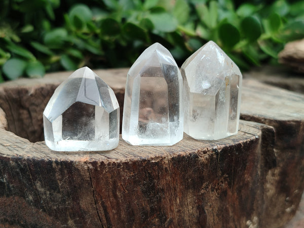 Polished Clear Quartz Crystals x 35 From Madagascar