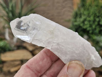 Natural Single Clear Quartz Crystals  x 12 From Mpika, Zambia - Toprock Gemstones and Minerals 