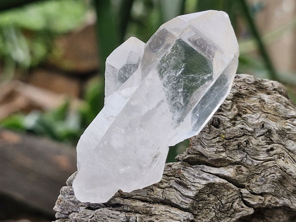 Natural Single Clear Quartz Crystals  x 35 From Zambia - Toprock Gemstones and Minerals 