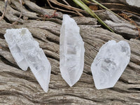 Natural Single Clear Quartz Crystals  x 35 From Zambia - Toprock Gemstones and Minerals 