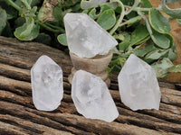 Natural Single Clear Quartz Crystals  x 35 From Zambia - Toprock Gemstones and Minerals 