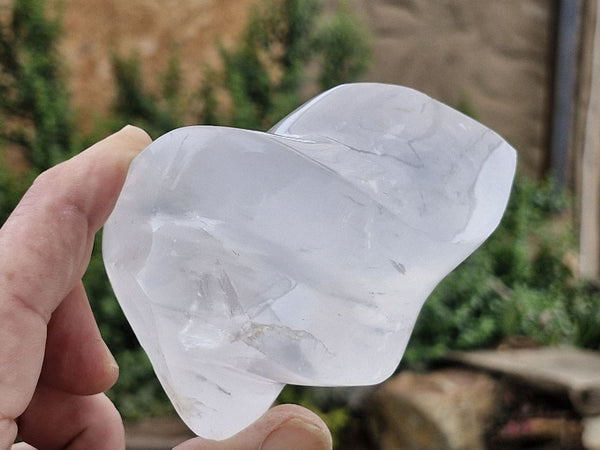 Polished Stunning Girasol Pearl Quartz Flames  x 3 From Madagascar - Toprock Gemstones and Minerals 