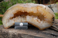 Polished Extra Large Crystal Centred Agate Geode x 1 From Maintirano, Madagascar - TopRock