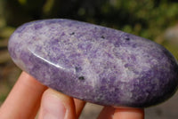 Polished Intense Rich Purple Lepidolite Gallets x 6 From Zimbabwe - TopRock