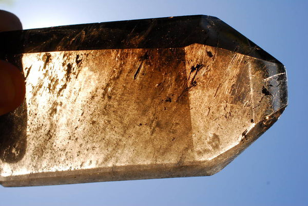 Polished Smokey Quartz Crystal Points x 2 From Madagascar - TopRock