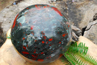 Polished Gigantic Swaziland Bloodstone Sphere x 1 From Swaziland - TopRock