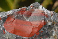 Natural Cobbed Bloodstone Pieces With Pyrite x 4 From Swaziland - TopRock