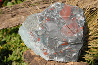 Natural Cobbed Bloodstone Pieces With Pyrite x 4 From Swaziland - TopRock