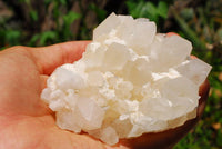 Natural Beautiful White Spikey Quartz Cluster Display Pieces  x 4 From Madagascar - TopRock