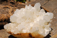 Natural Beautiful White Spikey Quartz Cluster Display Pieces  x 4 From Madagascar - TopRock