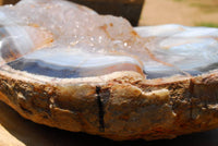 Polished Extra Extra Large Agate Amethyst Cluster x 1 From Madagascar - TopRock