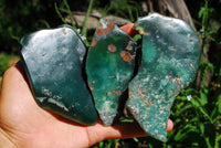 Polished Chrome Chalcedony / Mtorolite / One Sided Plates x 6 From Mutorashanga, Zimbabwe - TopRock