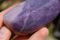 Polished Rich Purple Lepidolite Soap Bar Shaped Gallets x 6 From Zimbabwe - TopRock