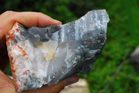 Natural Cobbed Bloodstone Specimens x 3 From Swaziland - TopRock