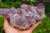 Natural Tangerine Amethyst Quartz Clusters x 2 From Mumbwe, Zambia - TopRock