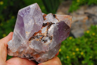 Natural Tangerine Amethyst Quartz Clusters x 2 From Mumbwe, Zambia - TopRock