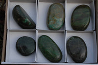 Polished Verdite Palm Size Gallet Free Forms x 6 From Zimbabwe - TopRock