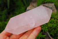 Polished Gemmy Double Terminated Rose Quartz Crystals x 4 From Ambatondrazaka, Madagascar - TopRock