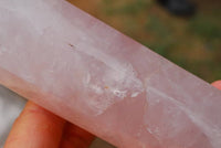 Polished Gemmy Double Terminated Rose Quartz Crystals x 4 From Ambatondrazaka, Madagascar - TopRock