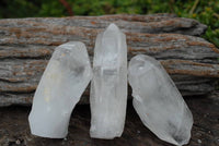 Natural Semi Polished & Unpolished Quartz Crystals  x 12 From Madagascar - TopRock