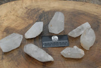 Natural Semi Polished & Unpolished Quartz Crystals  x 12 From Madagascar - TopRock