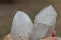 Natural Semi Polished & Unpolished Quartz Crystals  x 12 From Madagascar - TopRock