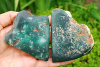 Polished Mtorolite Emerald Chrome Chrysoprase Plates x 6 From Mutorashanga, Zimbabwe - TopRock