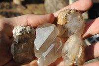 Natural Phantom Quartz Crystals x 20 From Zimbabwe - TopRock