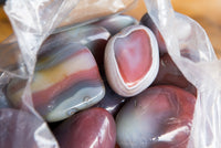 Polished Mini Sashe River Agate Palm Stones / Gallets - sold per 1 Kg - from Sashe River, Zimbabwe - TopRock