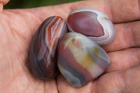 Polished Mini Sashe River Agate Palm Stones / Gallets - sold per 1 Kg - from Sashe River, Zimbabwe - TopRock