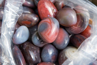 Polished Mini Sashe River Agate Palm Stones / Gallets - sold per 1 Kg - from Sashe River, Zimbabwe - TopRock