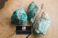 Natural Rough Blue Shattuckite Specimens  x 5 From Kaokoveld, Namibia - TopRock