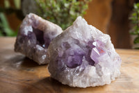 Natural Jacaranda Amethyst Vug Specimens  x 2 From Mumbwa, Zambia - TopRock