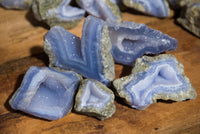 Natural Crystalline Blue Lace Agate Specimens - sold per 5 Kg - from Nsanje, Malawi - TopRock