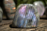 Polished Rare Purple Sunset Labradorite Standing Free Forms  x 6 From Sakoany, Madagascar - TopRock