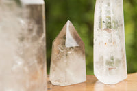 Polished Clear Quartz Crystal Points x 6 From Madagascar - TopRock