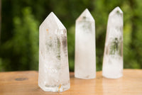 Polished Clear Quartz Crystal Points x 6 From Madagascar - TopRock