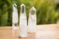 Polished Clear Quartz Crystal Points x 6 From Madagascar - TopRock