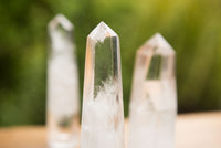 Polished Clear Quartz Crystal Points x 6 From Madagascar - TopRock