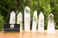 Polished Clear Quartz Crystal Points x 6 From Madagascar - TopRock