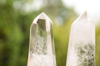 Polished Clear Quartz Crystal Points x 6 From Madagascar - TopRock