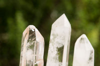 Polished Clear Quartz Crystal Points x 6 From Madagascar - TopRock