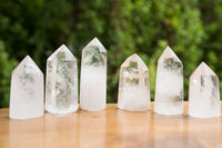 Polished Clear Quartz Crystal Points x 12 From Madagascar - TopRock