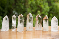 Polished Clear Quartz Crystal Points x 12 From Madagascar - TopRock