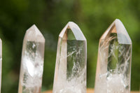 Polished Clear Quartz Crystal Points x 12 From Madagascar - TopRock